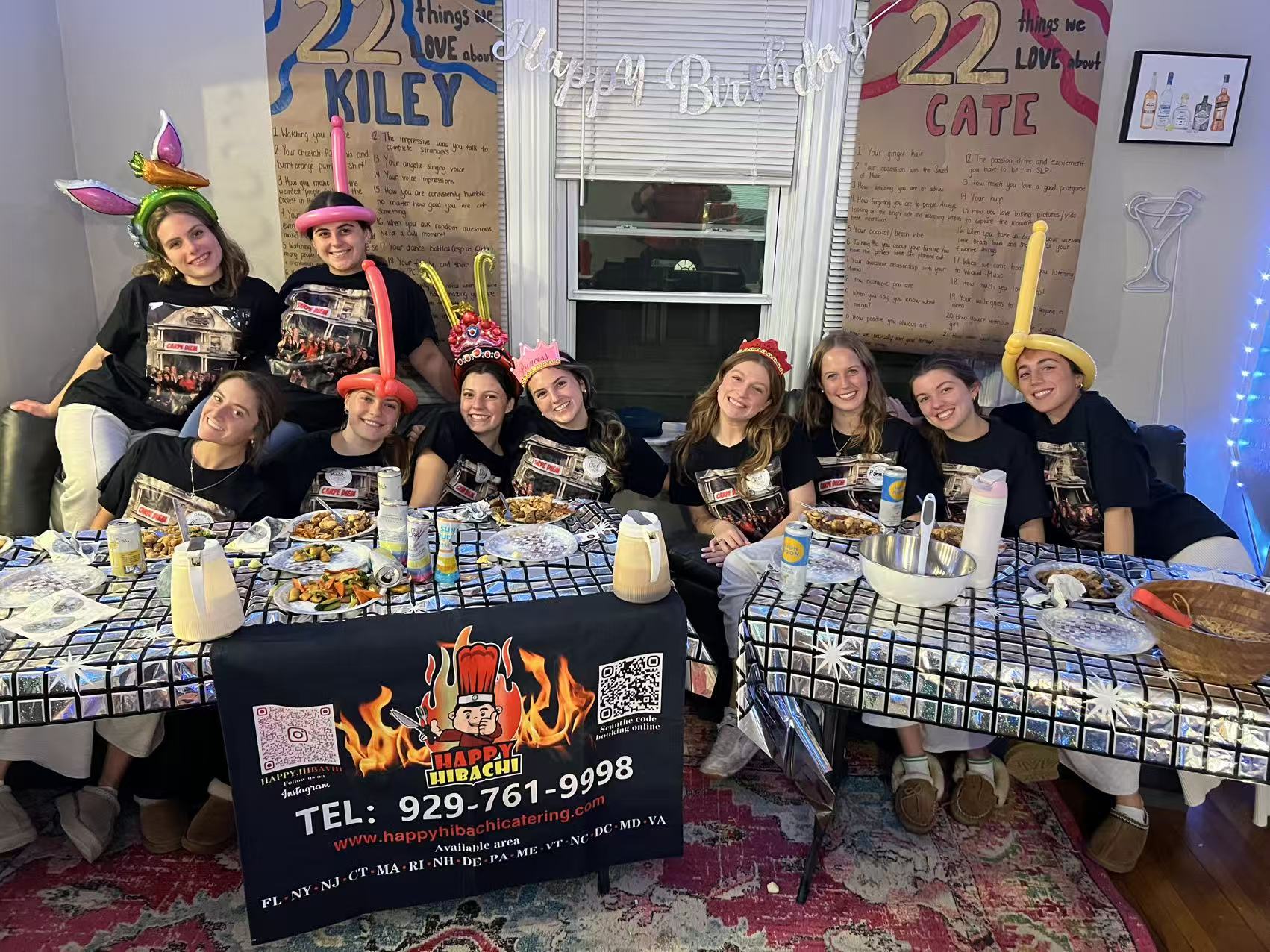 Live hibachi cooking entertainment Cape Cod
